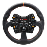 Round Black Leather Trim
