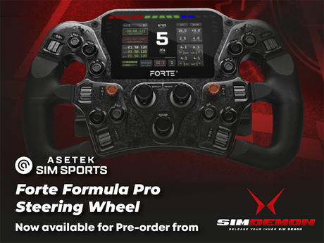 NEW - FORTE FORMULA PRO STEERING WHEEL