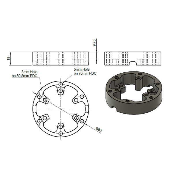 Button Plate Spacer Pack
