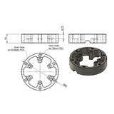 Button Plate Spacer Pack